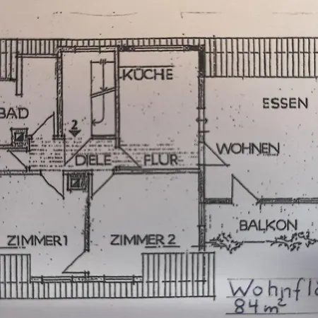 Appartement 84qm, 2 Schlafzimmer *